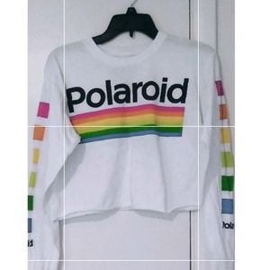 Polaroid Crop Top 🌈
